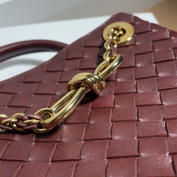 Bottega Veneta Small Andiamo Intrecciato leather top handle bag NEW - Picture 10 of 11